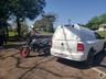 Colisão entre carro e moto deixa homem ferido na SC 163 em SJOeste