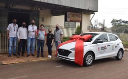 CAESP Caminho de Luz de Iporã do Oeste é contemplado com novo veículo