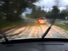 Temporal com chuva de granizo causa estragos na região Extremo-Oeste catarinense