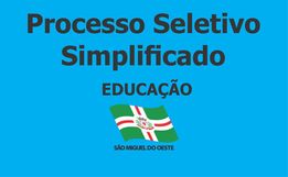 Município contrata Coordenador Pedagógico e professor de Educação Especial