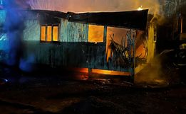 Incêndio destrói casa no interior de São Miguel do Oeste