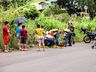 VÍDEO: Queda de moto deixa homem ferido em São Miguel do Oeste