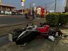 Motociclista vai parar no hospital após acidente na Willy Barth, em SMOeste