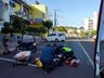 Motociclista bate em veículo parado após desviar de carro em Cedro