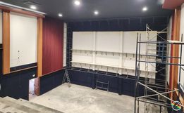 Diretor da Rede Peperi acompanha fase final das obras do Cine Itapiranga