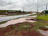 Chuva provoca transtornos em trecho na SC-163 em São Miguel do Oeste