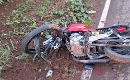 Adolescente de 15 anos morre em acidente de moto na SC-497 em Palmitos