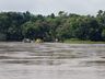 Cheia do Rio Uruguai suspende travessia da balsa em Mondaí