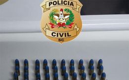 Homem é preso com munições 9mm na SC-157