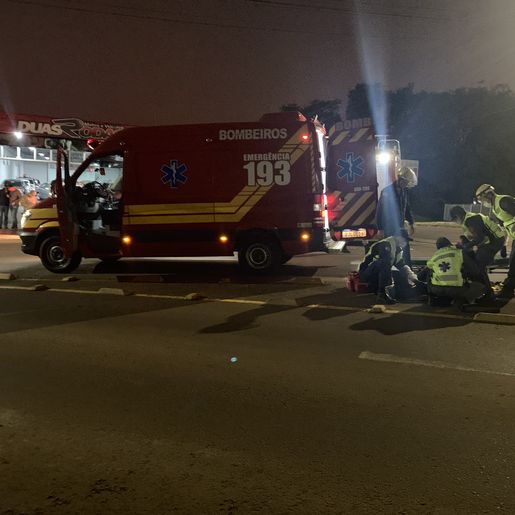 Condutor causa acidente e foge sem prestar socorro em SMOeste 