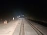 BR-163: caminhão passa por cima do concreto fresco e danifica 20 placas