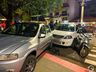 Mulher sofre fraturas ao ser atropelada por carro no Centro de SMOeste 