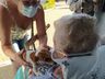 PEDIDO ATENDIDO: paciente em cuidados paliativos revê cachorrinhos de estimação