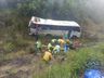Acidente entre ônibus e caminhão deixa 17 vítimas na BR-282 em Nova Erechim