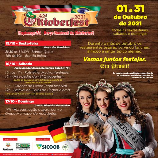 Oktoberfest terá diversas atrações neste fim de semana
