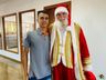 Papai Noel visita Rádio Itapiranga