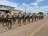 PM recebe em São Miguel do Oeste flâmula alusiva aos 190 anos da PMSC
