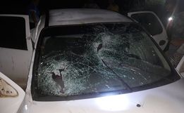 Mulher fica ferida em saída de pista SC 163