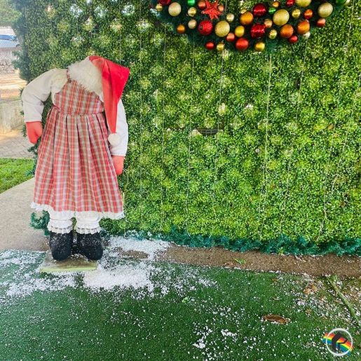 Decoração de Natal de Itapiranga sofre vandalismo