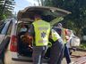 Veículo capota em acidente no centro de Iporã do Oeste