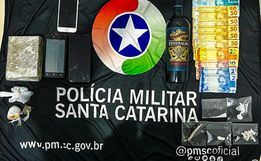 PM prende três pessoas por tráfico de drogas em São Miguel do Oeste