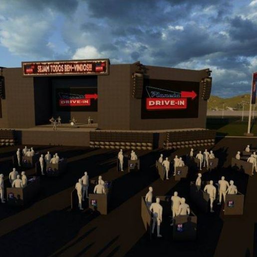 No Paraná, arena realiza primeiro show com distanciamento social