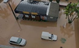 Joinville registra alagamentos e chuva intensa após alerta severo da Defesa Civil