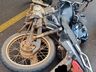 Jovem fica ferido em colisão entre moto e carro no centro de Iporã do Oeste