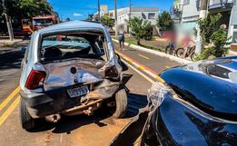 SMO: engavetamento deixa feridos e veículo destruído