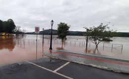 Nível do Rio Uruguai em Mondaí ultrapassa os 10 metros 