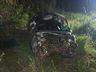 Jovem fica ferido em capotamento na PR-180