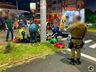 Mulher sofre fraturas ao ser atropelada por carro no Centro de SMOeste 