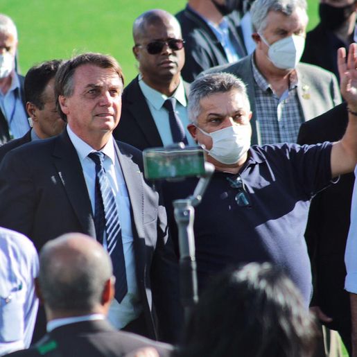 FOTOS: Veja como foi o primeiro dia da visita de Jair Bolsonaro em Chapecó