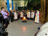 Vigília Pascal leva fiéis para Igreja Matriz em São Miguel do Oeste; fotos