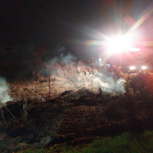 Incêndio atinge área de sete mil metros quadrados