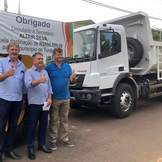 Prefeitura de Tunápolis fará entrega de cinco máquinas novas