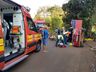 Corpo de Bombeiros atende capotamento de veículo