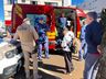Estrangeiro é flagrado vestindo farda do Corpo de Bombeiros em SMOeste 