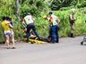 VÍDEO: Queda de moto deixa homem ferido em São Miguel do Oeste
