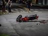 Colisão entre carro e moto mobiliza bombeiros e PM em SMO