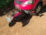 Motociclista fica ferido em colisão entre carro e moto em Itapiranga 