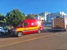 Ciclista fica ferido após acidente com carro no centro de São José do Cedro