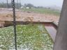 Temporal com chuva de granizo causa estragos na região Extremo-Oeste catarinense