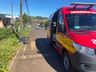 Colisão entre moto e caminhão deixa um ferido 