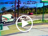 VÍDEO: motorista acelera com policial preso ao capô de carro em SC