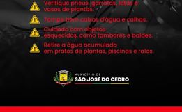 São José do Cedro tem aumento nos focos do Aedes aegypti