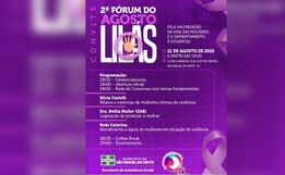 São Miguel do Oeste promove 2º Fórum do Agosto Lilás nesta quinta