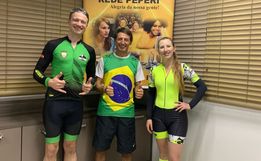 Ciclistas de Itapiranga e Tunápolis vão pedalar até Montevidéu