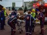 Idosa é atropelada por motociclista na Willy Barth 