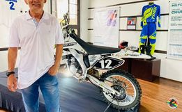 Exposição homenageia ex-piloto de Motocross de Itapiranga